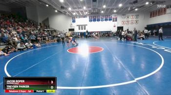 165 lbs Champ. Round 1 - Treysen Parker, Douglas vs Jacob Roper, Jackson Hole