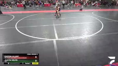 75 lbs Cons. Round 5 - Easton Allert, BGC (Boys And Girls Club La Crosse) vs Austin Helms, Kiel