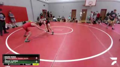 142 lbs Round 2 (6 Team) - David Mora, Panhandle Regional Training Center vs Brian Llamas, Kansas Silver