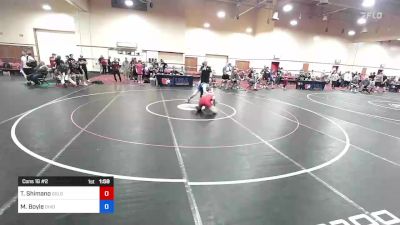 75 kg Cons 16 #2 - Tyler Shimano, Gold Rush Wrestling vs Michael Boyle, Ohio