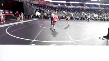 78 lbs Consi Of 8 #2 - Makena Lucas, Lucas WC vs Emmeline Bowerman, Madill Takedown Club