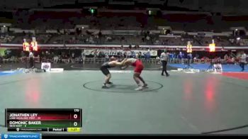 170 lbs Semis & 3rd Wb (16 Team) - Jonathen Ley, Lake Highland Prep vs Domonic Baker, New Kent