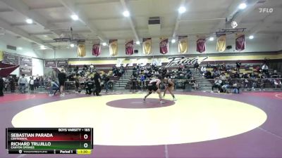 165 lbs Semifinal - Sebastian Parada, Centennial vs Richard Trujillo, Canyon Springs