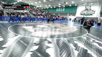 157 lbs Cons. Round 4 - William French, Mt Carmel vs Dylan Gojich, Paloma Valley