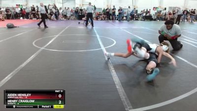 88 lbs Round 2 (10 Team) - Aiden Hensley, Wrestling Mill vs Henry Craiglow, Bandits