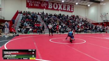 125 lbs Cons. Round 1 - Evan Kusumoto, Unattached vs Jashan Rangi, Simon Fraser (B.C.)