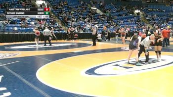 155 lbs Quarterfinal - NaJeyah Wallace, Freeport (H.S.) vs Taylor Owens, Fithian (Oakwood)