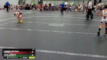 52 lbs Placement (4 Team) - Gabriel Beltran, Warhawks vs Kyle LaRocca, Mat Warriors Red