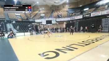 138 lbs Cons. Round 3 - Lauren Manuelito, Trinidad State vs Sofia Acevedo, Murray State