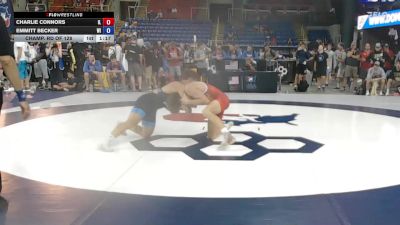 144 lbs Champ. Rd Of 128 - Charlie Connors, IL vs Emmitt Becker, WI