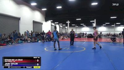 125 lbs Placement Matches (8 Team) - Ethan De La Cruz, New Jersey vs Javin Taylor, Florida