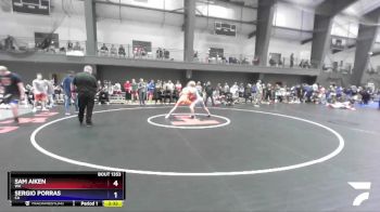 150 lbs Champ. Round 2 - Sam Aiken, WA vs Sergio Porras, CA