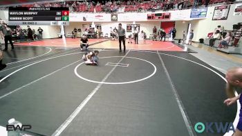 70 lbs Rr Rnd 3 - Waylon Murphy, Salina Wrestling Club vs Kimber Scott, Northeast Take Down Club