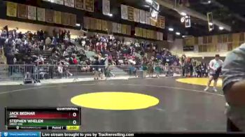 220 lbs Quarterfinal - Caleb Madrid, Temecula Valley vs Garrison Gerber, Oakdale