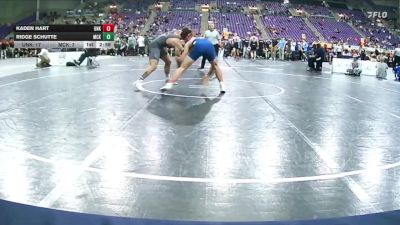 184 lbs Round 1 (16 Team) - Ridge Schutte, McKendree vs Kaden Hart, Nebraska-Kearney
