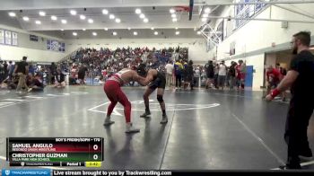 170 lbs Cons. Semi - Christopher Guzman, Villa Park High School vs Samuel Angulo, Redondo Union Wrestling