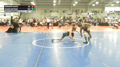 132 lbs Rr Rnd 1 - Jeremiah Bailey, The Shop 814 - HSB vs Gianni Bottone, Prestige Worldwide - HSB