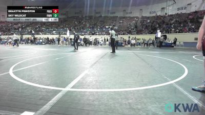 Round Of 32 - Braxtyn Pinkston, Pocola Youth Wrestling vs Sky Wildcat, Pawhuska Elks Takedown