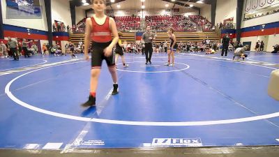 100 lbs Consi Of 4 - Bo Phillips, R.A.W. vs Bentley Tinsley, Bristow Youth Wrestling