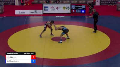 FS 86 lbs 1st Place Match - Hunter Lee, Saskatoon Wrestling Club vs Ahmed Shamiya, Hamilton WC