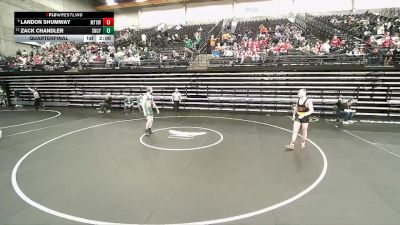 4A 190 lbs Quarterfinal - Landon Shumway, Mt View vs Zack Chandler, Snow Canyon