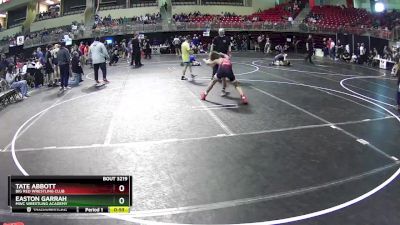 102 lbs Cons. Round 5 - Tate Abbott, Big Red Wrestling Club vs Easton Garrah, MWC Wrestling Academy