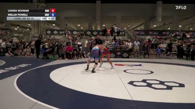 55 kg Cons. Rd Of 16 - Louisa Schwab, Menlo Wrestling Club vs Irelan Powell, Unattached