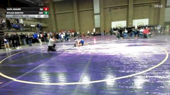 132 lbs Cons. Round 2 - Rylan Sidzyik, Creighton Prep vs Jack Adams, Piedmont