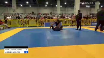 DEANDRE VILLARAMA CROBE vs JULIO SOUZA ARANTES 2022 American National IBJJF Jiu-Jitsu Championship