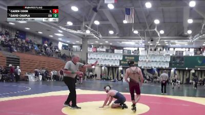 144 lbs Cons. Round 6 - Caden Cook, Faith Lutheran vs David Chapla, Centennial