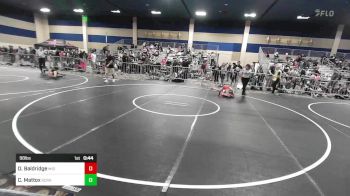 98 lbs Consi Of 16 #2 - Dean Baldridge, Mid Valley Wr Ac vs Chance Mattox, Scrap Yard Garage