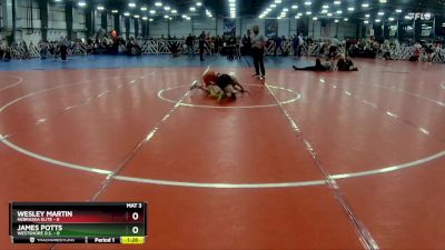 80 lbs Rd# 6- 9:00am Saturday Final Pool - Wesley Martin, Nebraska Elite vs James Potts, Westshore D.S.