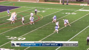 Replay: Assumption  vs St. Anselm | Mar 28 @ 4 PM