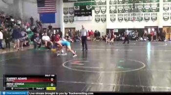 119 lbs Round 3 - Renz Soniga, Sierra Vista vs Garret Adams, Foothill