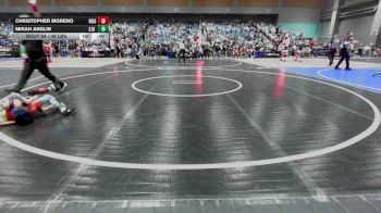 49 lbs Quarterfinal - Christopher Moreno, Reign Wrestling Club vs Mikah Anglin, SJO Youth