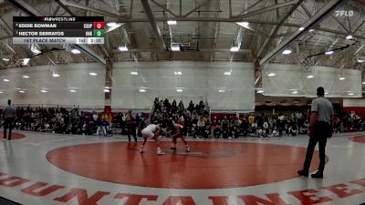 133 lbs 1st Place Match - Hector Serratos, Nebraska-Kearney vs Eddie Bowman, CSU-Pueblo