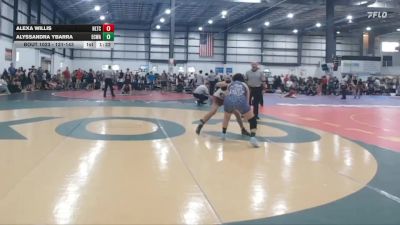 131-143 lbs Round 1 - Alyssandra Ybarra, East Carolina Wrestling Academ vs Alexa Willis, NC Legend Training Center