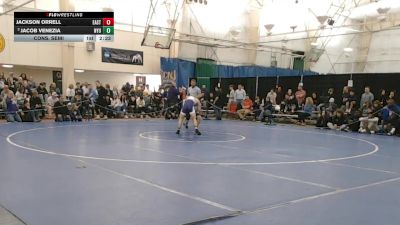 133 lbs Cons. Semi - Jacob Venezia, Nyu vs Jackson Orrell, Eastern
