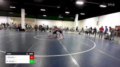 112 lbs Consi Of 16 #1 - Joshua Brooks, TX vs Micah Wright, NV