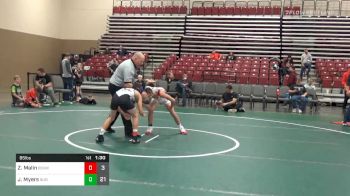 95 lbs 7th Place - Zachary Malin, Badgerway White (WI) vs Jack Myers, Buxton Intense (NJ)