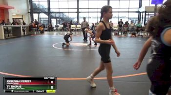 B-19 lbs 1st Place Match - Jonathan Kerker, USA MAT CLUB vs Ty Thomas, Alburnett Mat Pack