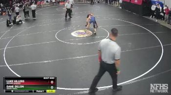 5A 106 lbs Quarterfinal - Luke Hillers, Boiling Springs vs Dane Dillon, White Knoll