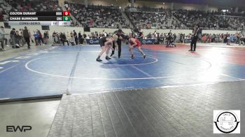94 lbs Consolation - Colton Durant, Broken Arrow vs Chase Burrows, Chickasha Wrestling