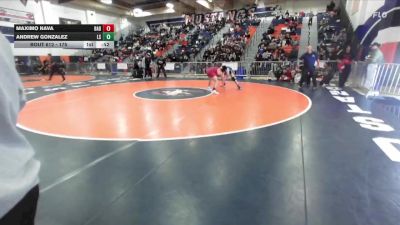 175 lbs Cons. Round 4 - Andrew Gonzalez, La Sierra vs Maximo Nava, Barstow
