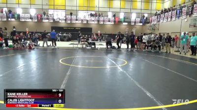 120 lbs Quarterfinal - Kane Keller, Immortal Athletics WC vs Caleb Lightfoot, Dubuque Wrestling Club