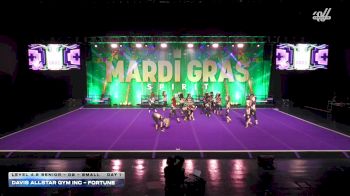 Davis Allstar Gym Inc - Fortune [2026 L4.2 Senior - D2 - Small Day 1] 2026 Mardi Gras Grand Nationals