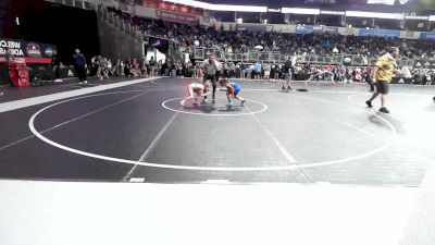 66 lbs 5th Place - Tatum Rubinstein, King Select Wr Ac vs Adilyn Schrader, Hammerin Hawks WC