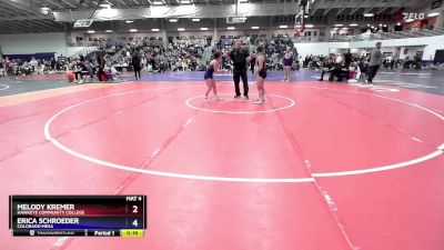 110 lbs Champ. Round 3 - Samantha Miller, McKendree University vs Ryleigh Hayes, University Of The Cumberlands