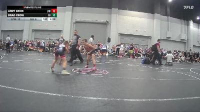 67 lbs Round 4 (8 Team) - Andy Davis, LaFayette Wrestling vs Brad Crow, Grindhouse