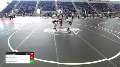 126 lbs Consi Of 8 #1 - Marvin Burton, Yucca Valley HS vs Brandon Clark, Mohave WC
